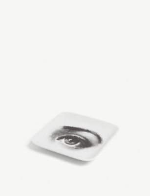 Eye print ceramic ashtray 12cm x 12cm | Selfridges