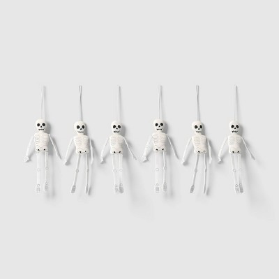 6pc Skeletons Decorative Accent Set Off-White - Hyde and EEK! Boutique™ | Target