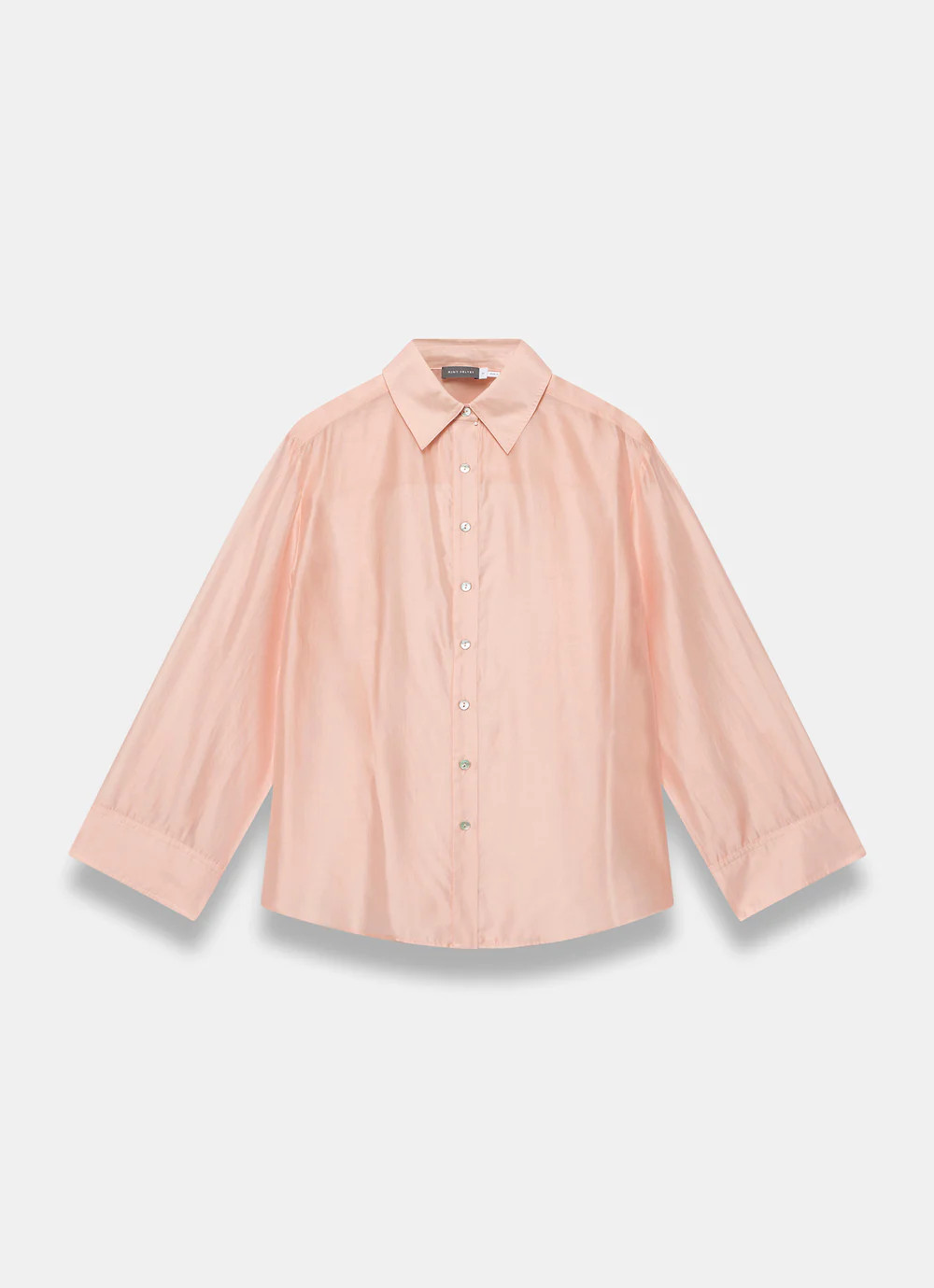 Light Pink Sheer Shirt | Mint Velvet