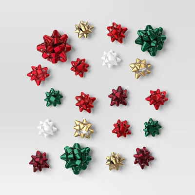 40ct Christmas Bow Bag Traditional - Wondershop™ | Target