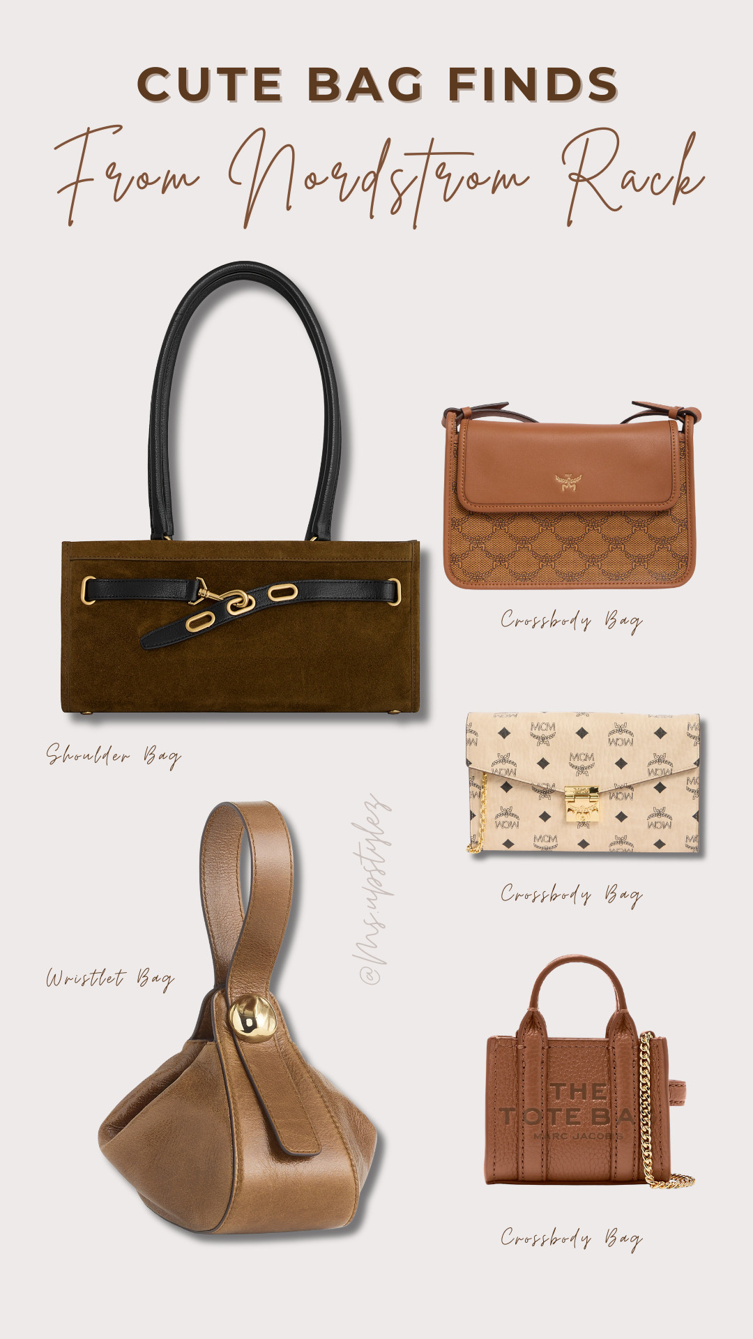 Found so many cute bags at Nordstrom Rack 🤎

These are a few of my favorites.

#NordstromRack #LTKStyle #BagFinds #HandbagStyle #FashionFinds 

 #LTKootd #LTKActive #LTKU