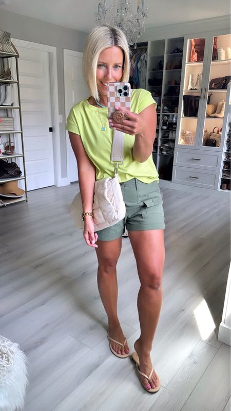 Lime green and army green! Love this combo! The comfiest shorts ever!!!
Tee medium (prefer small)
Shorts size 6

#LTKFindsUnder50 #LTKSeasonal #LTKStyleTip