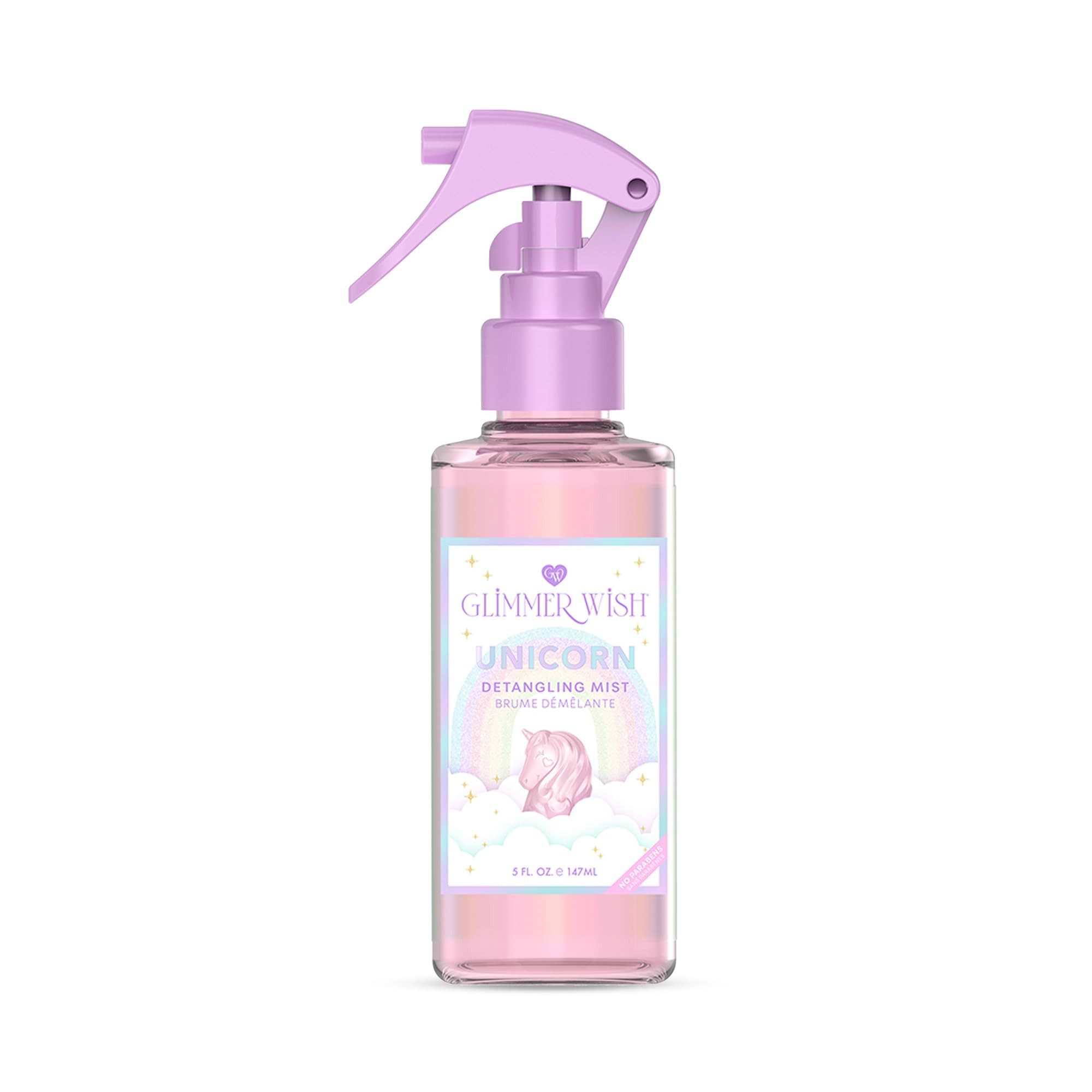 Glimmer Wish Unicorn Hair Detangler Spray – Leave-In Conditioner for Kids & Women, Tangle-Free ... | Amazon (US)