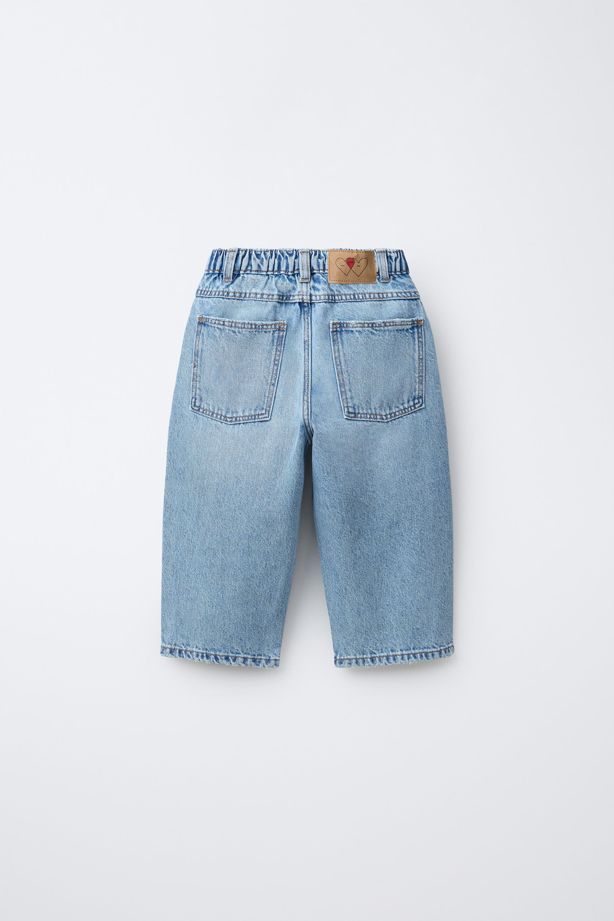 ORFAYO © HEART EMBROIDERED BAGGY JEANS | Zara UK