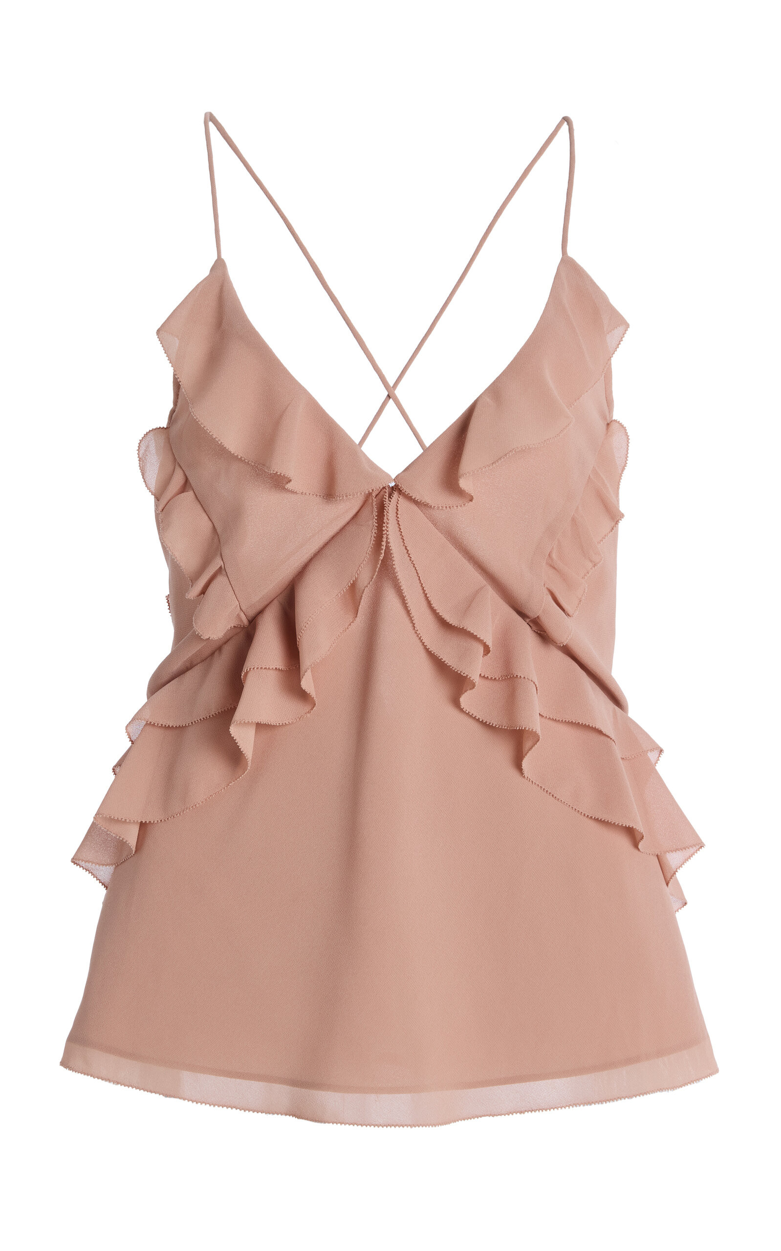 Exclusive The Who Me? Ruffled Chiffon Top | Moda Operandi (Global)
