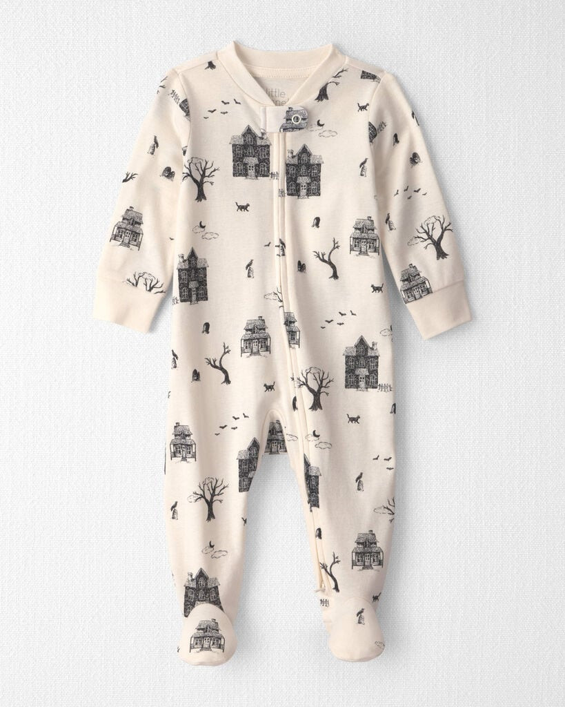 Little Planet Baby Organic Cotton Sleep & Play Pajamas in Spooky Village 3M Spooky Village | Carter's Inc