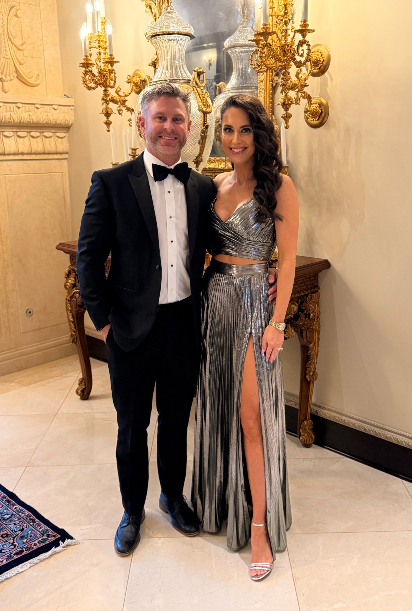 Metallic ball gown, wedding guest dress, prom

#LTKParties