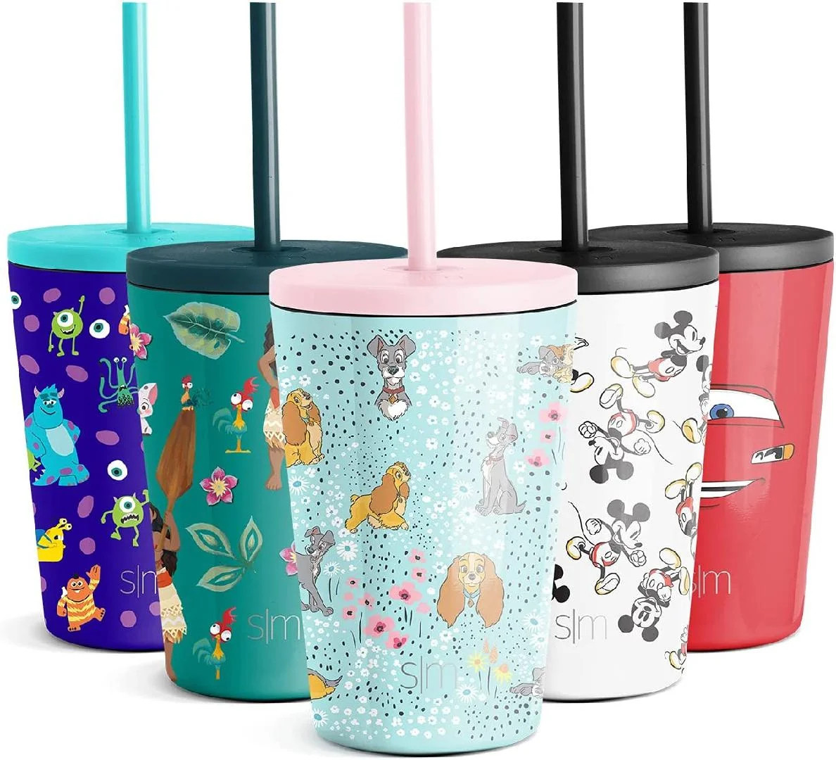 Disney Toddler Cup with Lid and Straw | Reusable Insulated Stainless Steel Kids Tumbler | Classic... | Walmart (US)