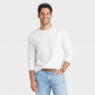 Men's Standard Fit Long Sleeve Crewneck T-Shirt - Goodfellow & Co™ | Target