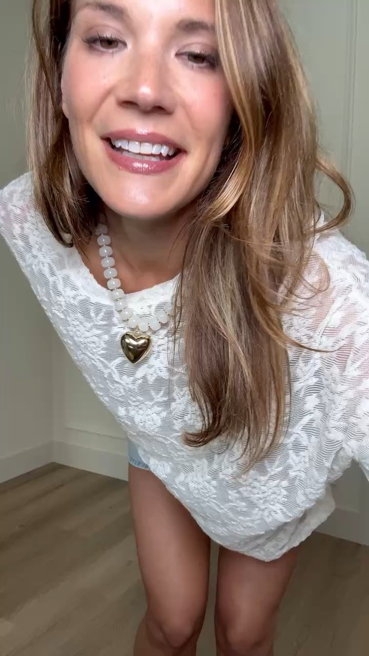 This lace top is such a pretty way to make denim shorts feel a little more dressed up. I love the relaxed shape with the sheer lace detailing and how the longer length works on my 6’ frame.

Tall girl outfits, Lace top, White lace blouse, Denim shorts, Summer outfit, Tall friendly fashion, Casual outfit ideas, Feminine tops, 6 foot style, Summer fashion, Everyday outfits, StangandCo

#LTKootd #LTKTall #LTKSeasonal
