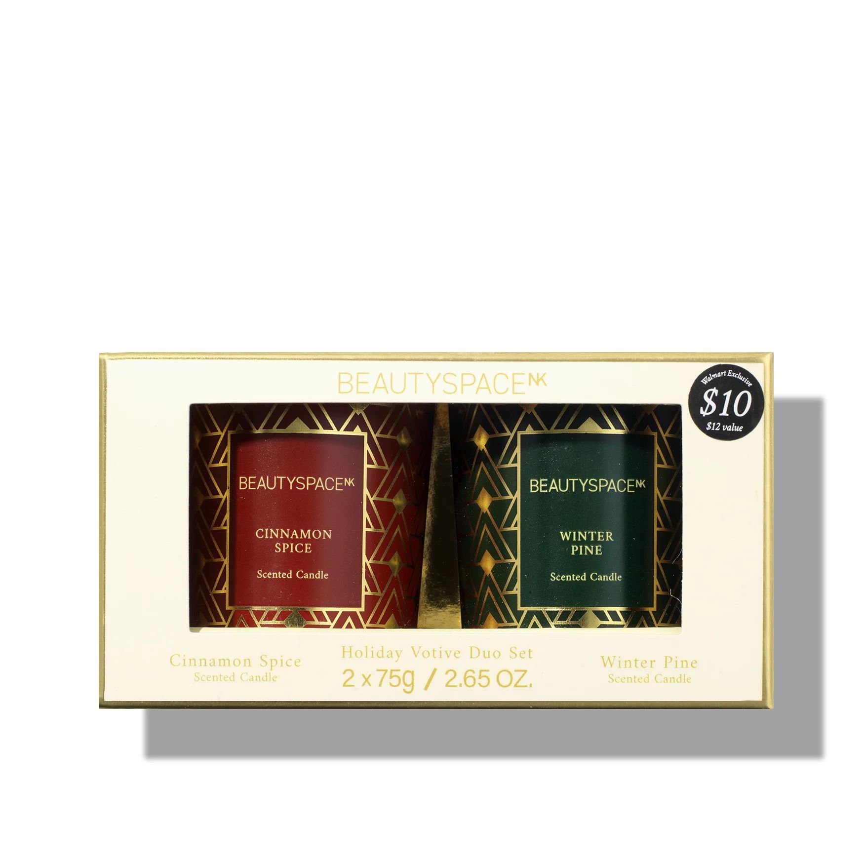 ($12 Value) BeautySpaceNK Holiday Votive Candle Duo Set, Limited Edition | Walmart (US)