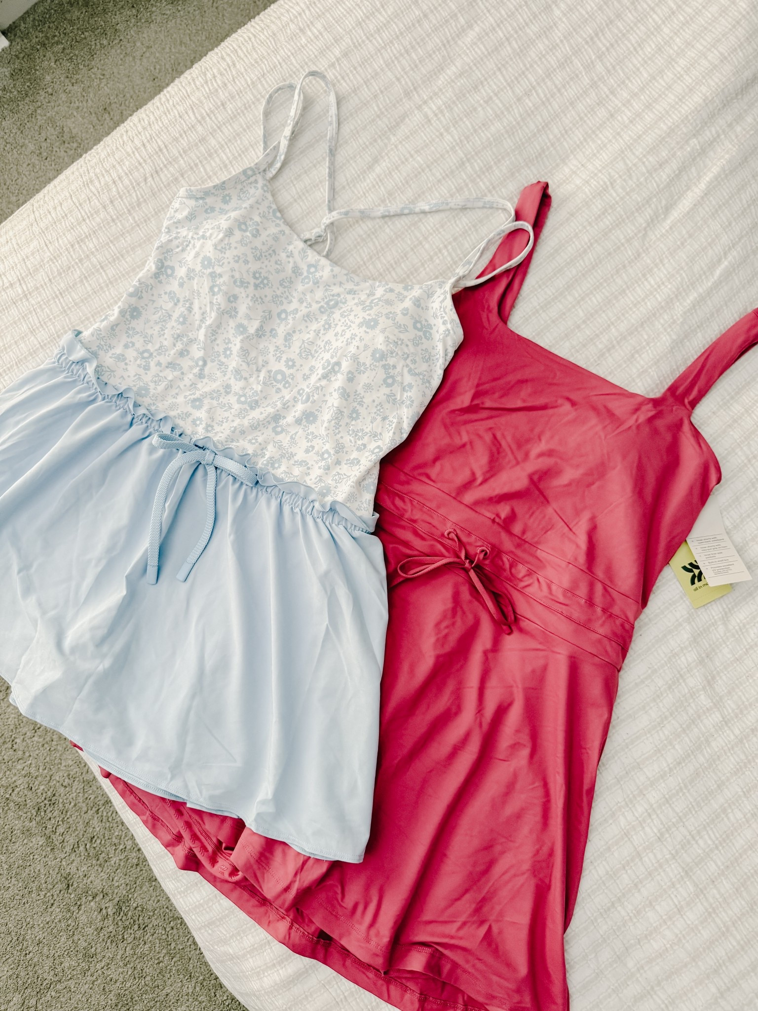 These new active wear dresses are so good! Built in biker shorts and bra pads! I honestly love these for busy mom days, trips to the zoo, or when we are at Disney! 

Disney outfits, mom Disney outfits, target athletic dresses, target women’s find, target new arrivals, busy mom OOTD, active mom wear 

#LTKActive #LTKmomlife #LTKfitnessgoals