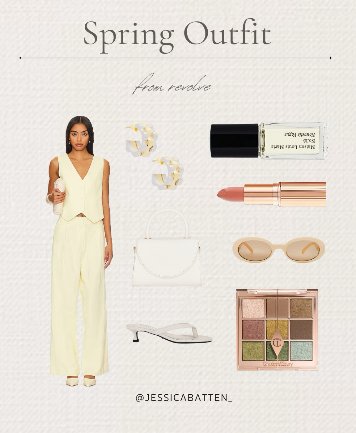 Spring outfit from revolve 💛 Love this set! 

#LTKBeauty #LTKStyleTip #LTKSeasonal