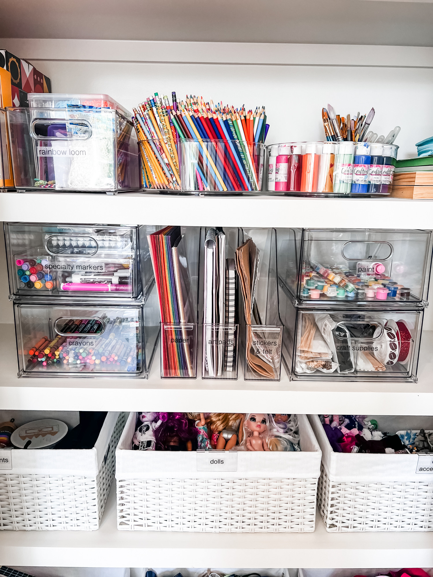 Organizing art supplies is so colorfully satisfying! 🎨 

 