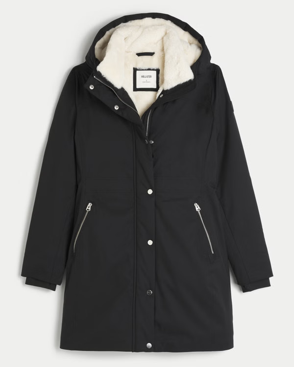 All-Weather Faux Fur-Lined Parka | Hollister (US)