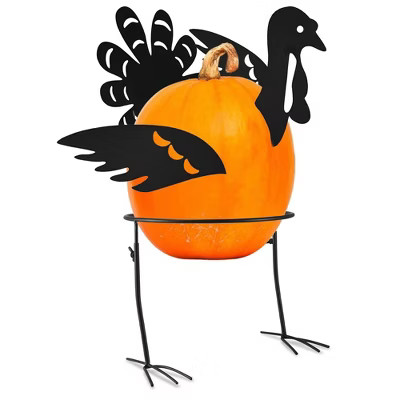 Ornativity Turkey Design Pumpkin Holder - 1 Set | Target