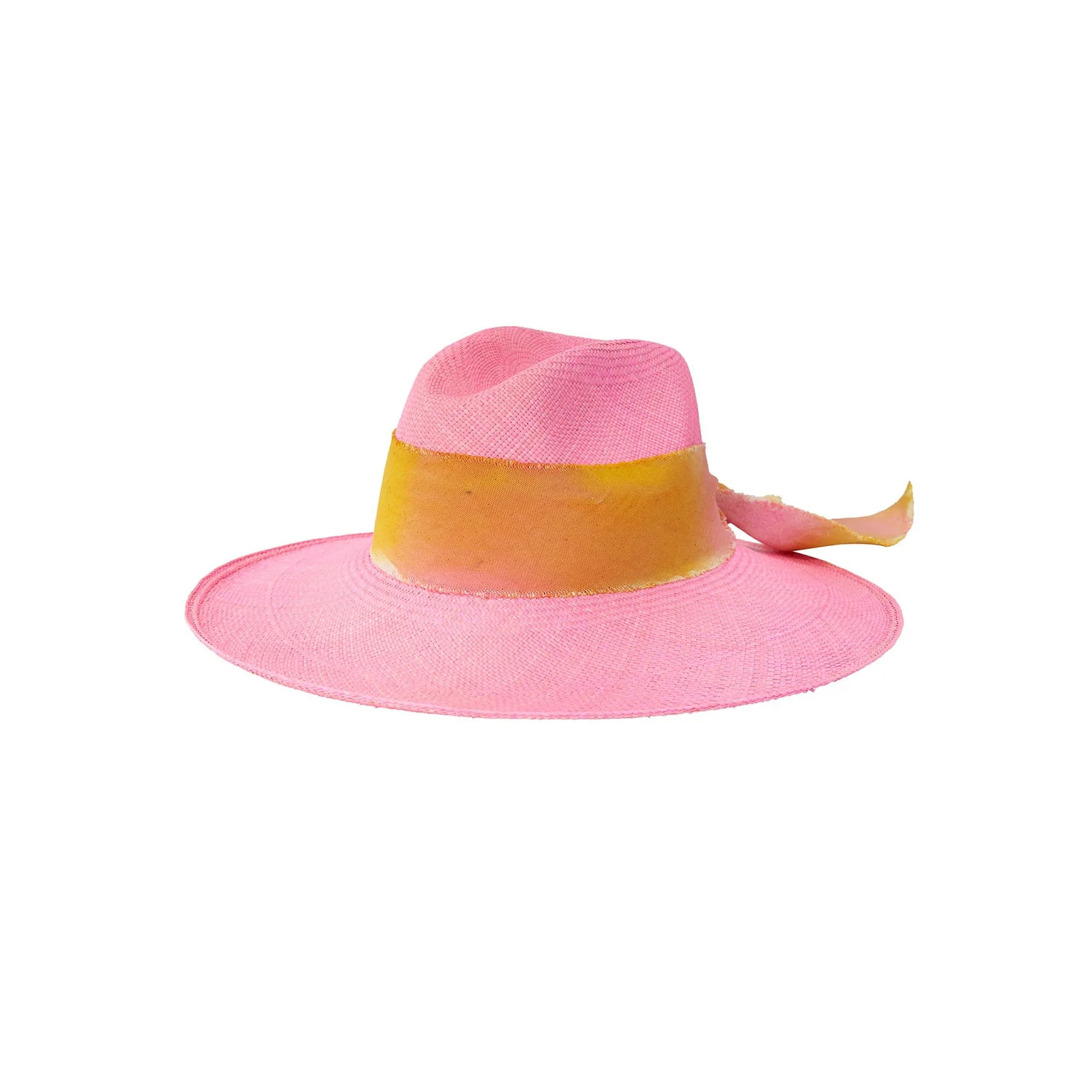 Siena - Tie Dye Custom Initials Panama Straw Hat | Artesano | Artesano
