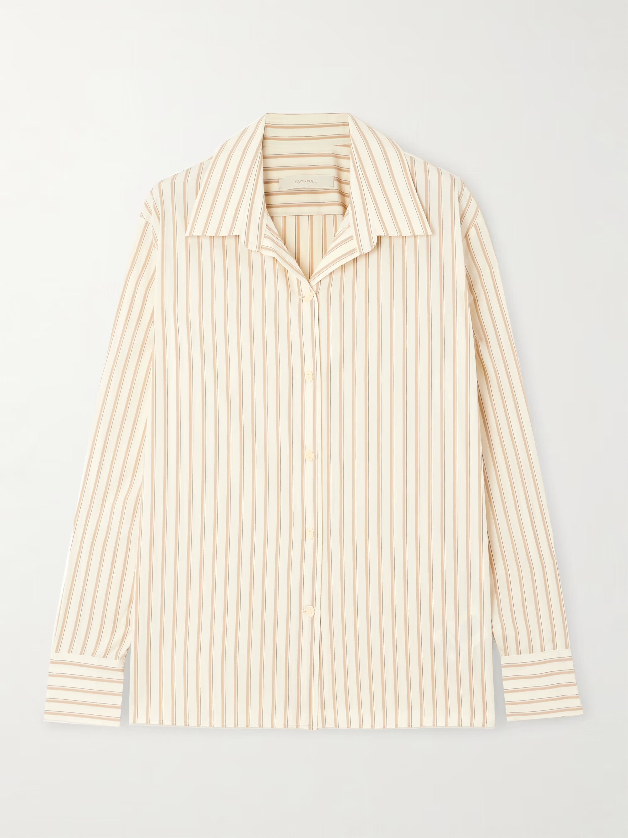 Vados striped cotton-poplin shirt | NET-A-PORTER (UK & EU)