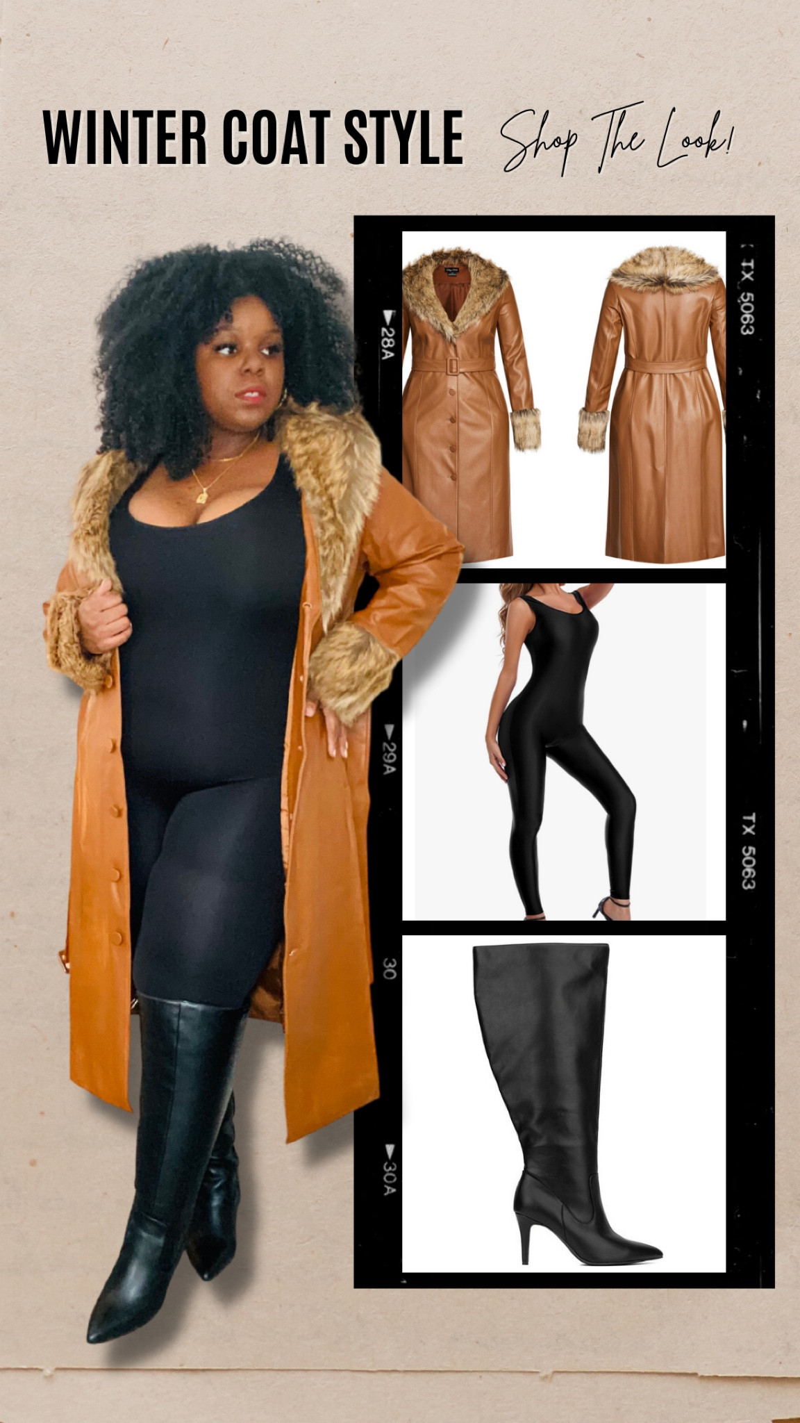 Shearling/Fur Collar & Cuff Detailed Coat from City Chic! 

#LTKcurves #LTKSeasonal #LTKstyletip