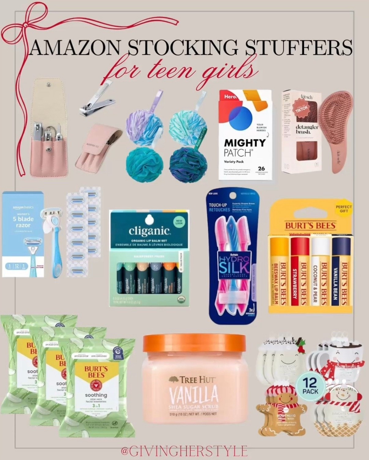 Stocking stuffers for teen girls! 

Stocking stuffers. Stocking stuffer ideas for girls. Stocking stuffers for teenager. Beauty. Skincare, white elephant gifts. Gift ideas under $10. Gift ideas under $20. Gifts for sister. Gift guide for her. Budget friendly gifts. Gifts for mom. Stocking stuffers for college girls 

#LTKBeauty #LTKGiftGuide #LTKHoliday