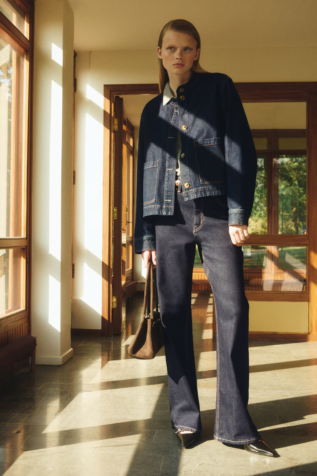 Wide High Jeans - Dark denim blue - Ladies | H&M GB | H&M (UK, MY, IN, SG, PH, TW, HK)