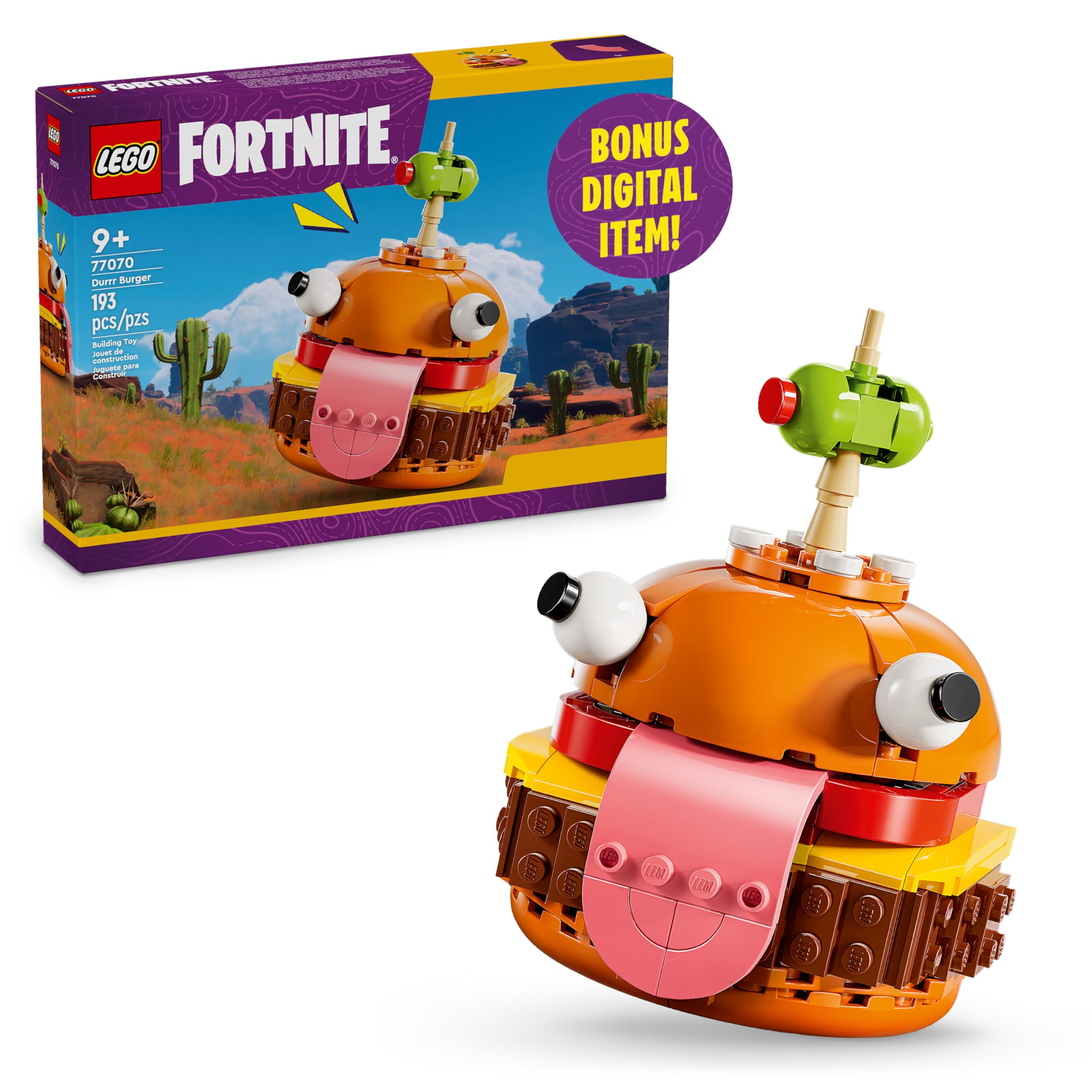 LEGO Fortnite Durrr Burger Building Set - Kids Toy for Gamers, Ages 9+ - Display Model, Collectib... | Amazon (US)