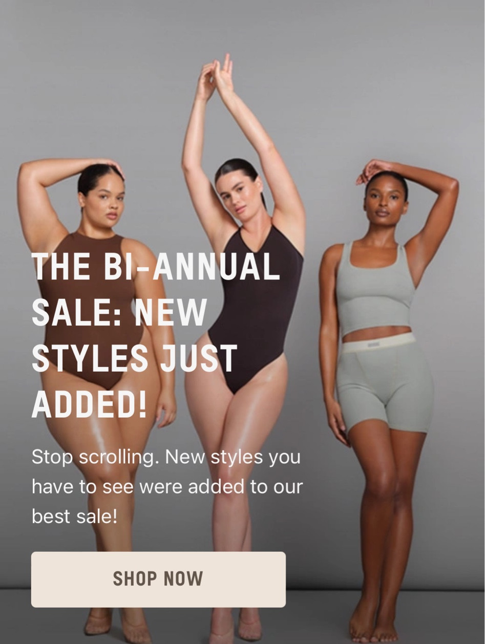 Skims sale!!! 
#LTKCyberWeek 

#LTKGiftGuide #LTKsalealert