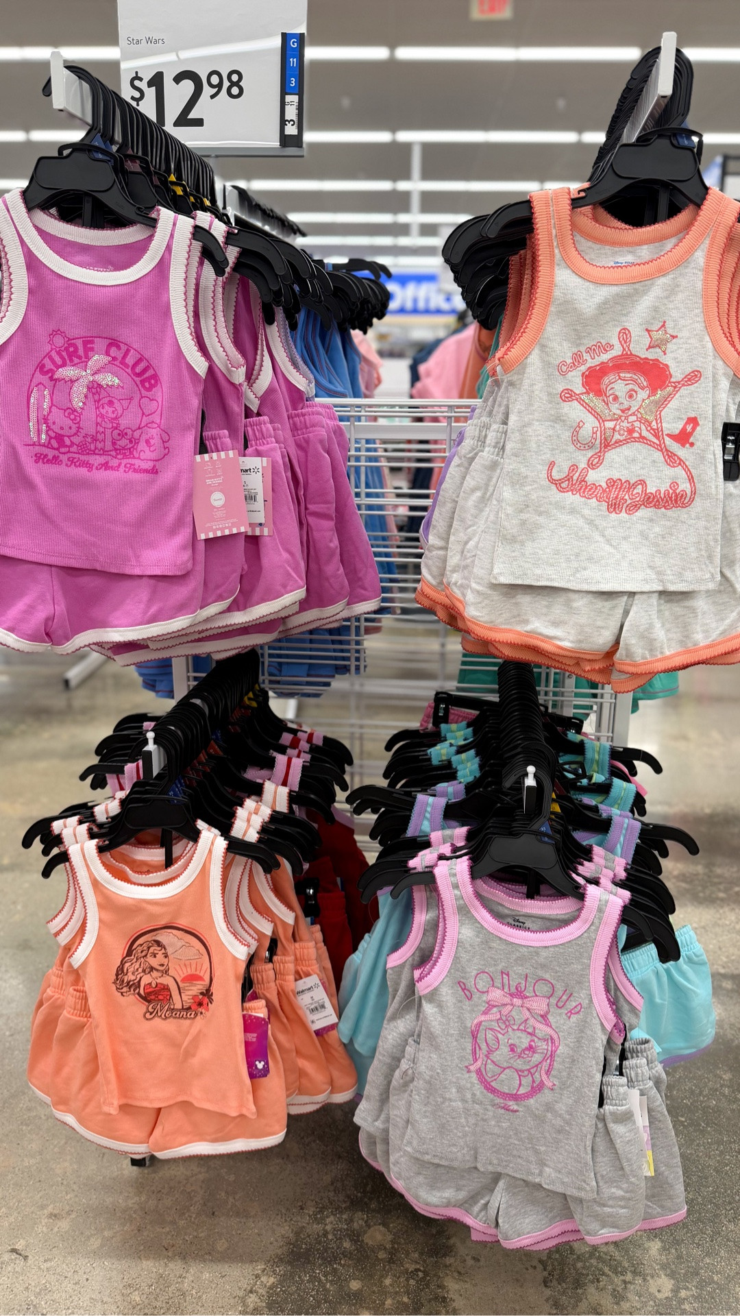 Cute summer sets for the girls! 
☀️type FUN to shop these 🔗💖

#walmartfind #girlsclothes #girlsclothing