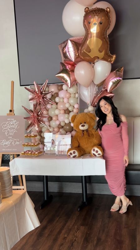 What a special day with our loved ones 💕 we can bearly wait to meet you, Baby Woo!

Wearing size 4 in Club L London dress

#LTKStyleTip #LTKSeasonal #LTKBump