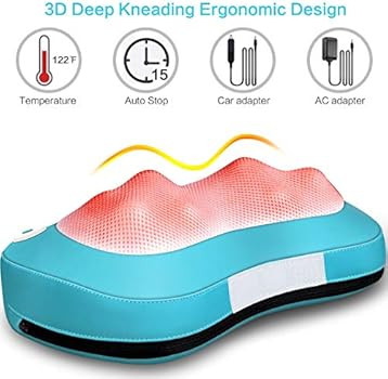 Back Massager Neck Massager with Heat - Gifts for Girlfriend, Boyfriend, Sister, Brother, Parents... | Amazon (US)