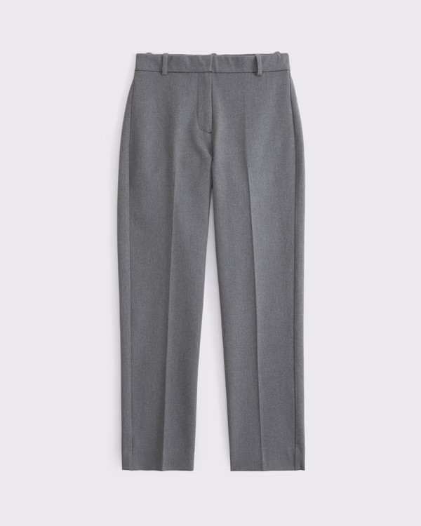 Curve Love A&F Forme Slim Straight Pant | Abercrombie & Fitch (UK)