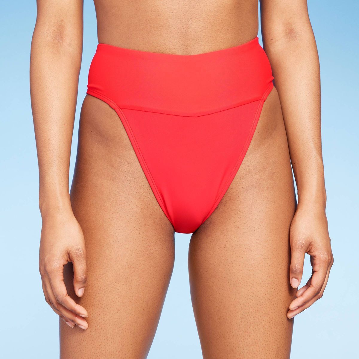 Women's High Waist Extra High Leg Cheeky Bikini Bottom - Wild Fable™ | Target