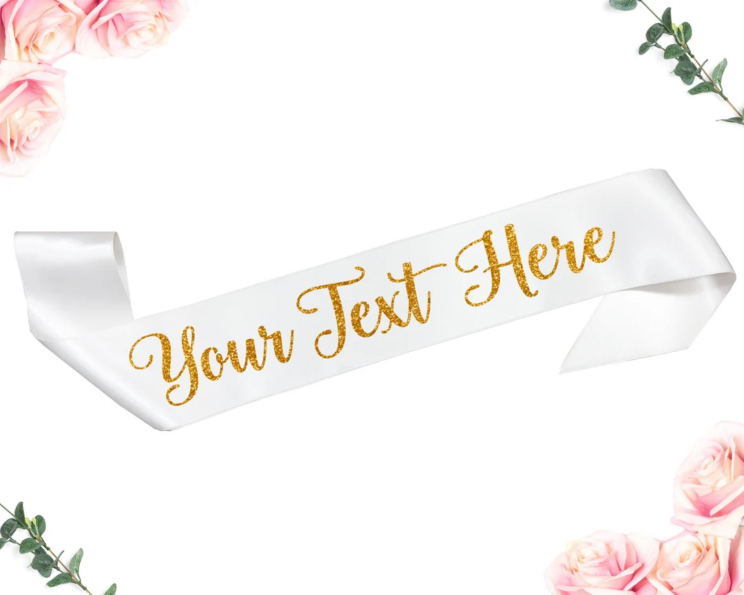 Personalized Satin Sash  Pageant Sash  Personalized Sash  - Etsy | Etsy (US)