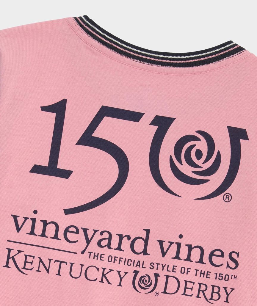 Girls' Kentucky Derby Color-Blocked Short-Sleeve Tee | vineyard vines