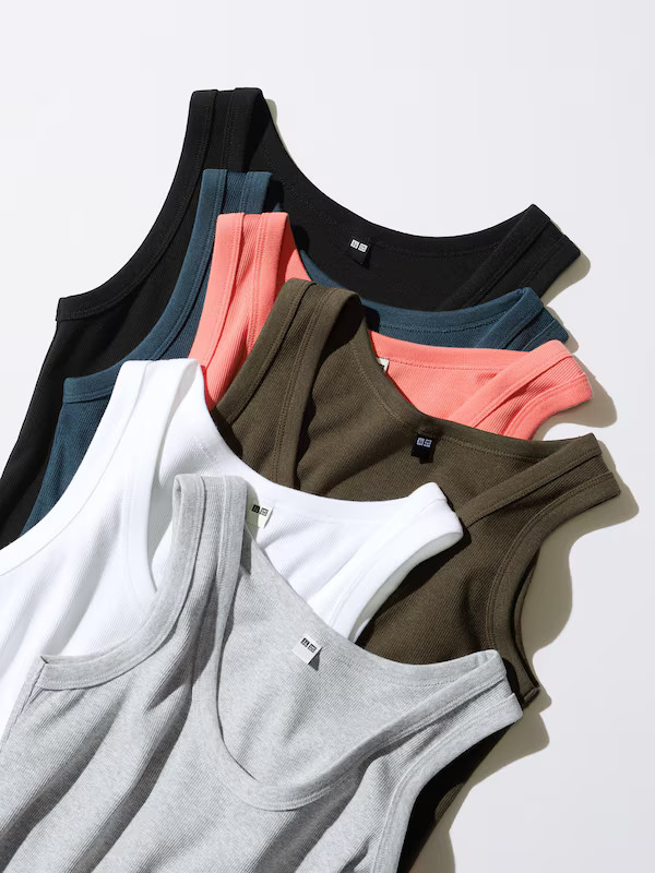 Geribde Tanktop | Uniqlo NL