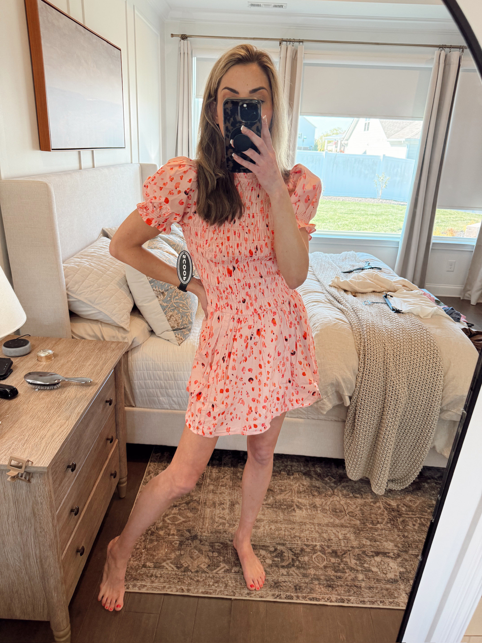 Living in this floral mini all summer long🌸 I'm wearing an XS! 

 #LTKootd #LTKSeasonal #LTKTall