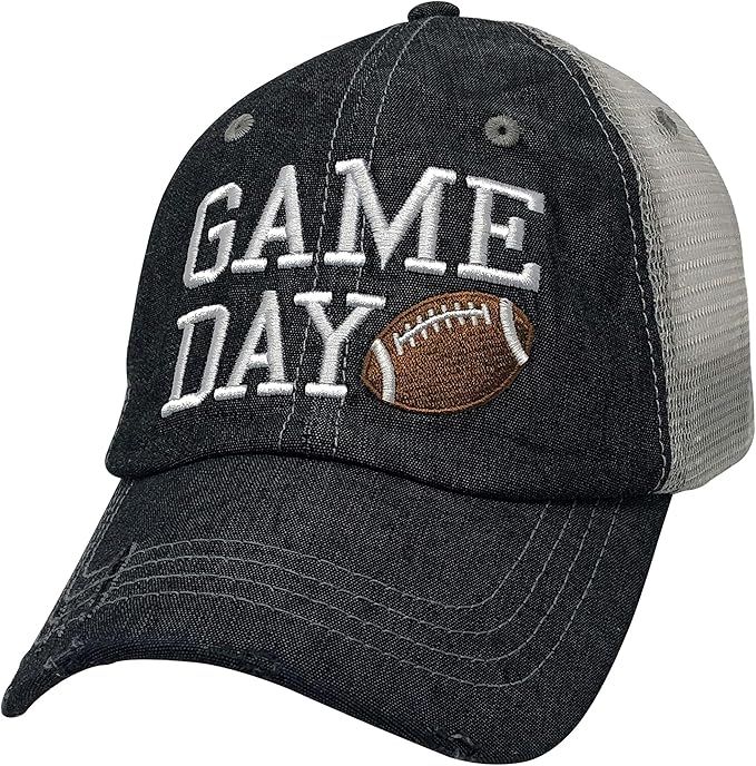 Cocomo Soul Game Day Football Embroidered Mesh Trucker Style Hat Cap Football MOM Gift Mothers Da... | Amazon (US)