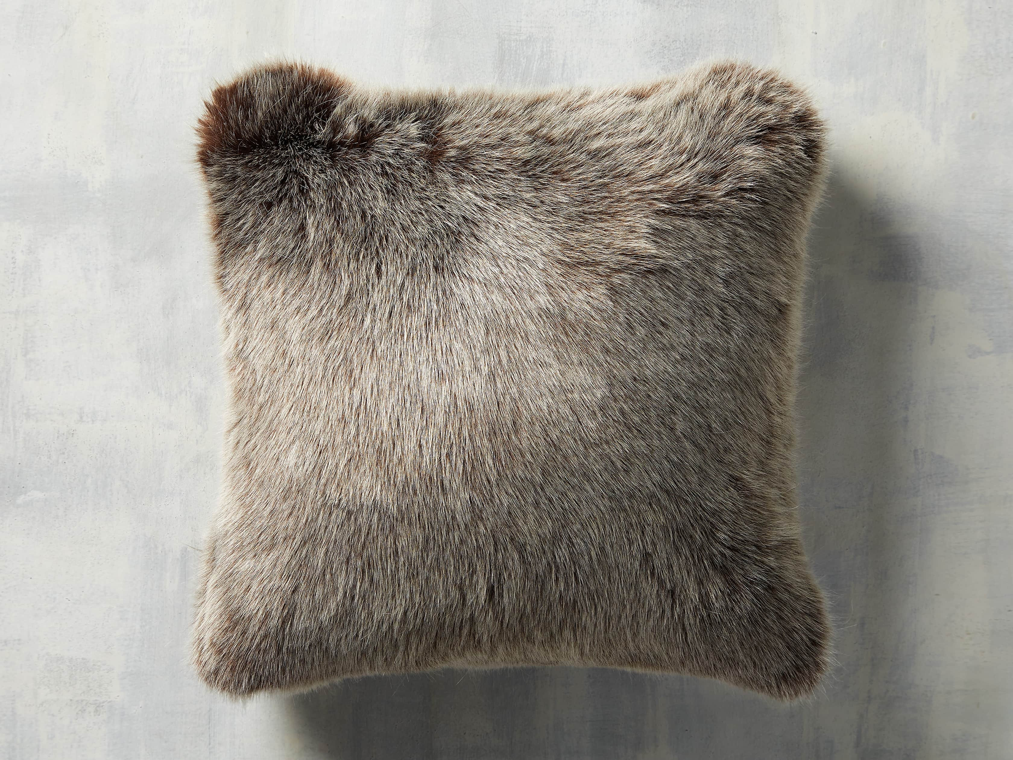 Luxe Faux Fur Pillow Cover | Arhaus