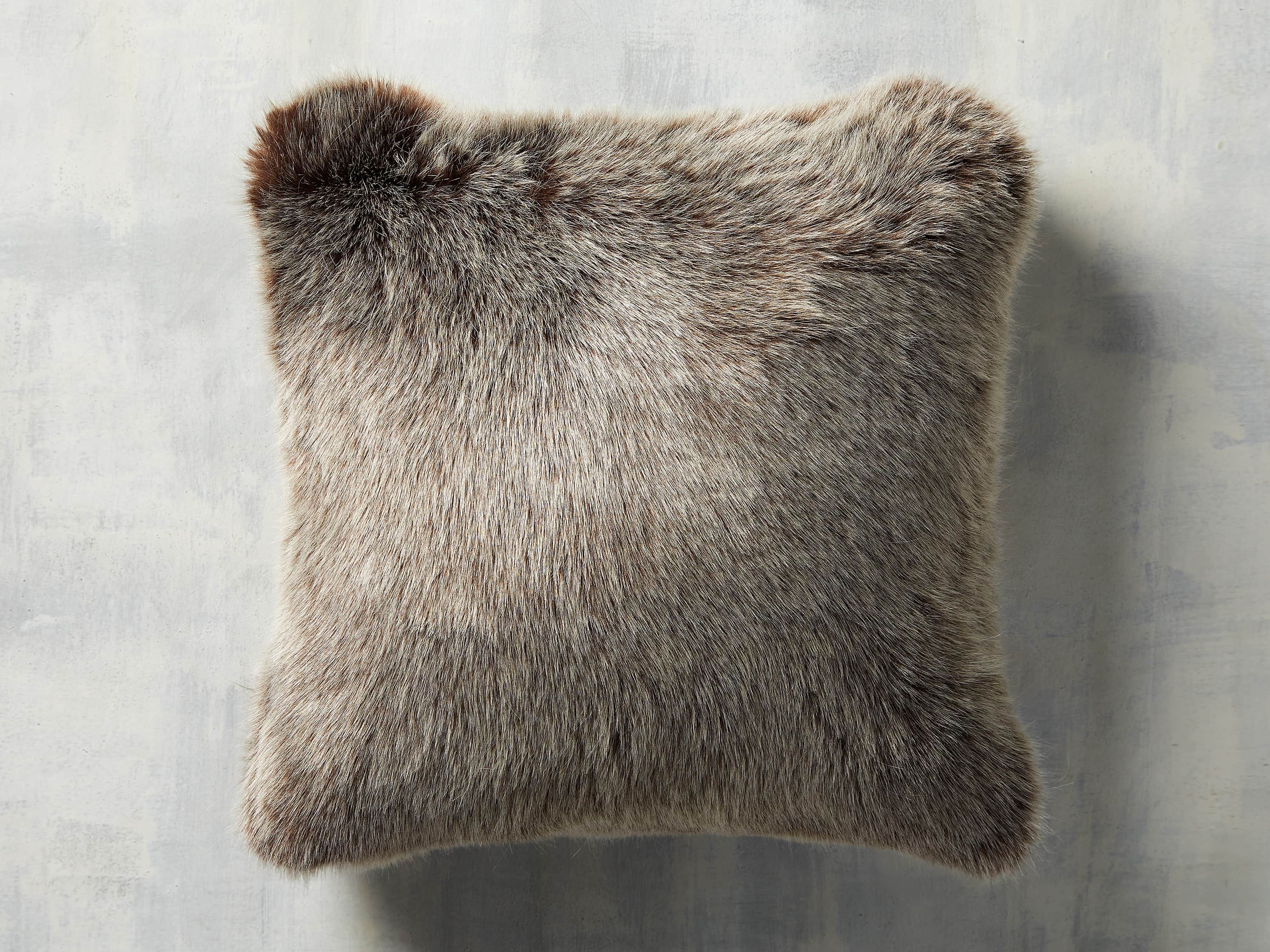 Luxe Faux Fur Pillow Cover | Arhaus