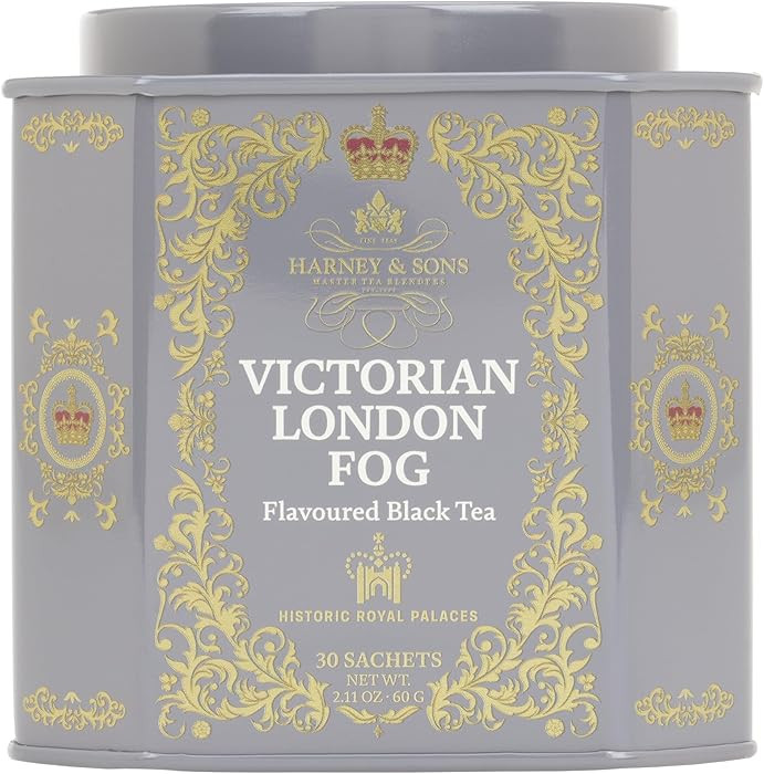Harney & Sons Victorian London Fog Tea, Black and Oolong Tea with Citrus, Vanilla and Lavender | ... | Amazon (US)