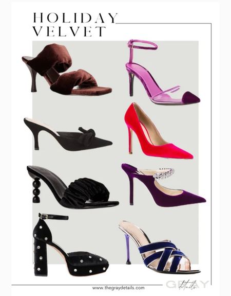 Velvet heels for your holiday party dress

#LTKHoliday #LTKshoecrush #LTKstyletip