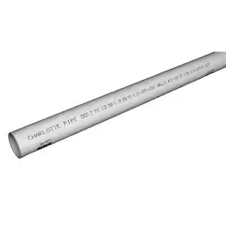 1 in. x 10 ft. Plastic Plain End Pipe | The Home Depot