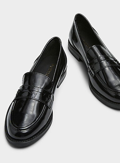 Patent leather penny loafersWomen | Simons