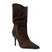 Coutgo Womens Slouch Mid Calf Boots High Heel Pointed Toe Dressy Booties | Amazon (US)