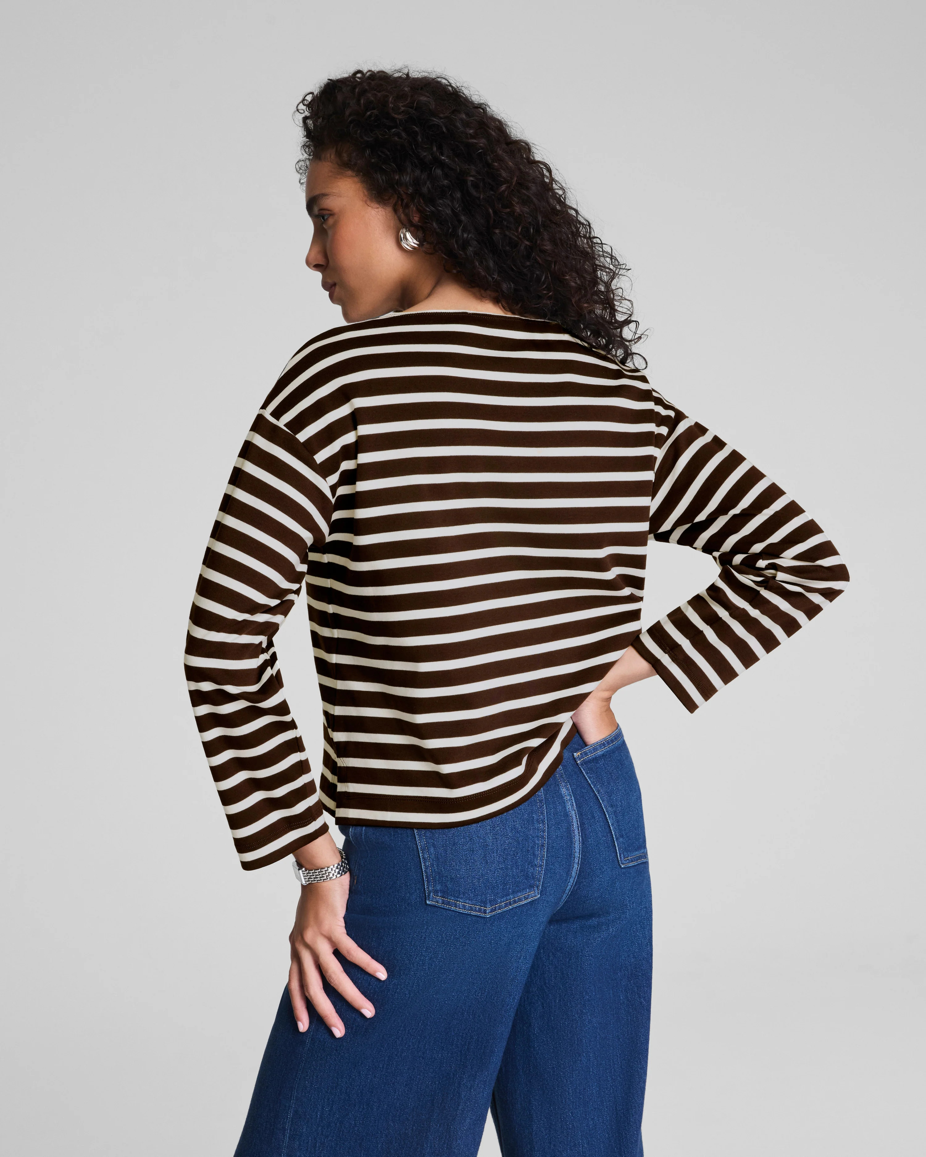 Cotton Boatneck Top | Spanx