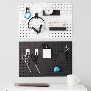Bello Shelf for Peg Board Black | The Container Store