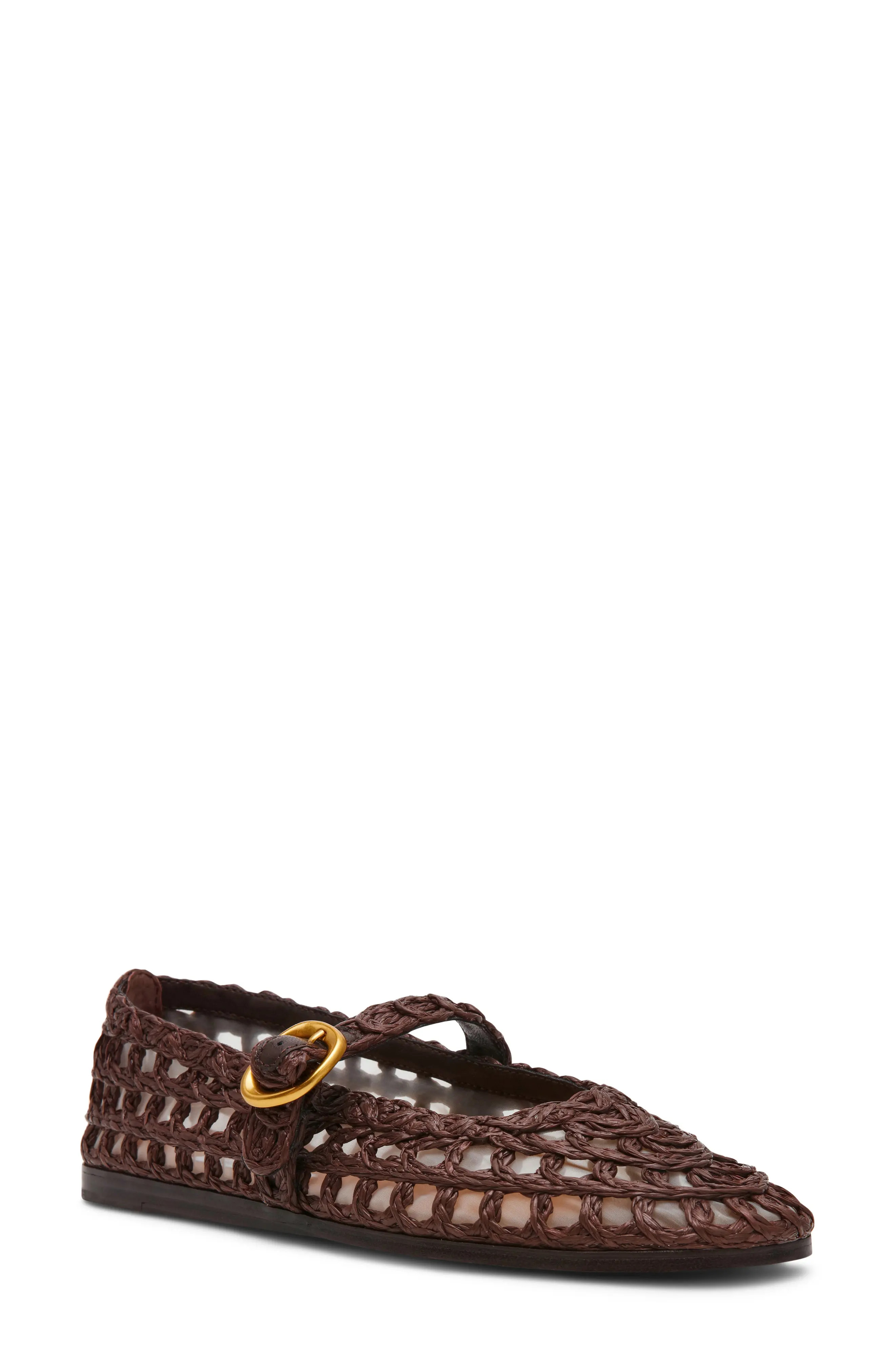 Melody Raffia Mary Jane Flat (Women) | Nordstrom | Nordstrom