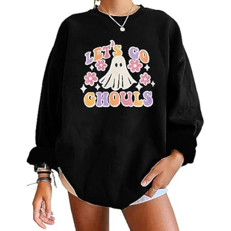 VILOVE Halloween Pumpkin Sequin Sweatshirt Women: Pumpkin Face Long Sleeve Tops Fall Pumpkin Hood... | Amazon (US)