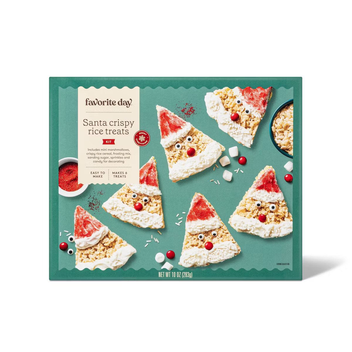 Holiday Santa Crispy Rice Treats - 8.86 - Favorite Day™ | Target
