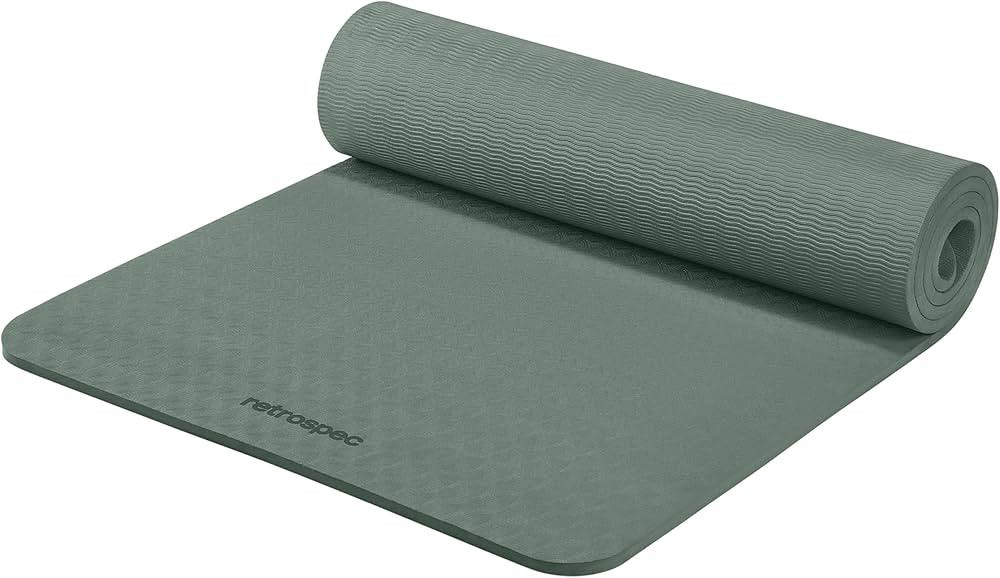 Retrospec Zuma Yoga Mat | 1/2 Inch Thick Non Slip Workout Mat | TPE Exercise Mat for Yoga, Pilate... | Amazon (US)